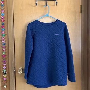 Patagonia organic cotton quilt tunic, size S